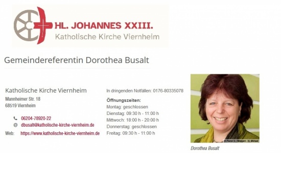 Gemeindereferentin Dorothea Busalt  