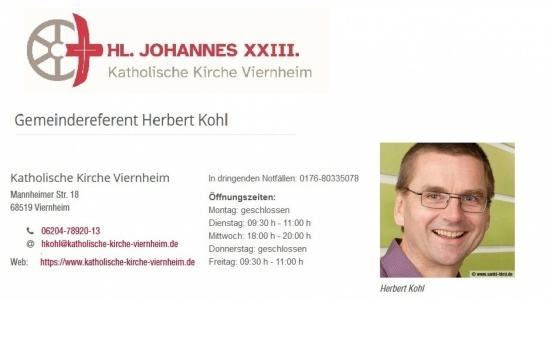 Gemeindereferent Herbert Kohl  